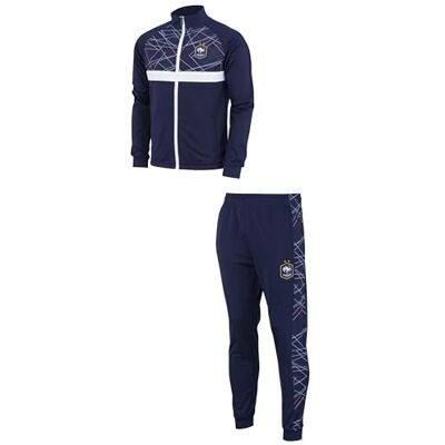 FFF Survêtement fit Collection Officielle Equipe de France de Football Taille Homme L - Publicité FFF Survêtement fit Collection Officielle Equipe de France de Football Taille Homme L - Publicité