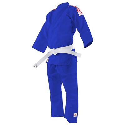 Adidas Kimono Judo Couleur J200C, Bleu, 100 - Publicité Adidas Kimono Judo Couleur J200C, Bleu, 100 - Publicité