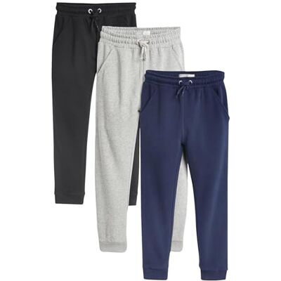 NEXT - Lot de 3 Joggers Jersey doux Regular Fit - 3-16 ans - Publicité NEXT - Lot de 3 Joggers Jersey doux Regular Fit - 3-16 ans - Publicité