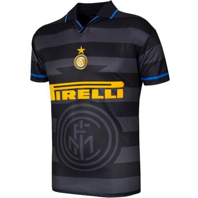 Inter 98 Away Retro Football Shirt, 1997-98 Unisexe Adulte - Publicité Inter 98 Away Retro Football Shirt, 1997-98 Unisexe Adulte - Publicité