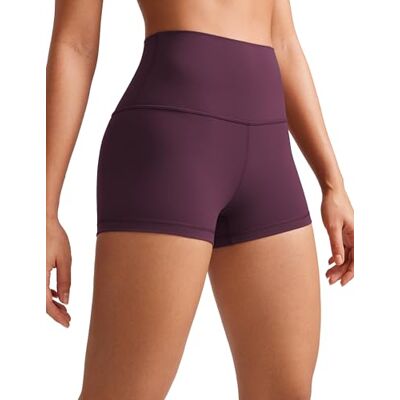 CRZ YOGA Butterluxe Cyclisme Leggings 6cm Violet foncé 40 - Publicité CRZ YOGA Butterluxe Cyclisme Leggings 6cm Violet foncé 40 - Publicité