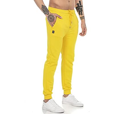 REDBRIDGE - Crawley - Jaune - EURO-M - Pantalon de survêtement - Publicité REDBRIDGE - Crawley - Jaune - EURO-M - Pantalon de survêtement - Publicité