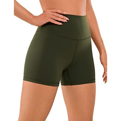 CRZ YOGA Naked Feeling Motard Shorts 10cm Olive Verte 46 - Publicité CRZ YOGA Naked Feeling Motard Shorts 10cm Olive Verte 46 - Publicité