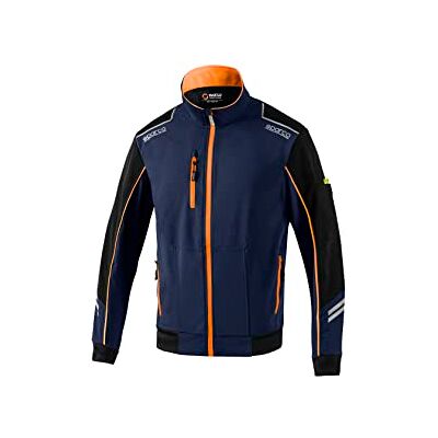 SPARCO - Tech Tw - Bleu-Orange - XXL - Veste - Publicité SPARCO - Tech Tw - Bleu-Orange - XXL - Veste - Publicité