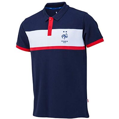 Equipe de France de Football Polo FFF Collection Officielle Taille Homme S - Publicité Equipe de France de Football Polo FFF Collection Officielle Taille Homme S - Publicité