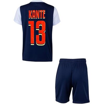FFF Maillot Short Enfant N'Golo KANTE Collection Officielle Equipe de France de Football 12 Ans - Publicité FFF Maillot Short Enfant N'Golo KANTE Collection Officielle Equipe de France de Football 12 Ans - Publicité