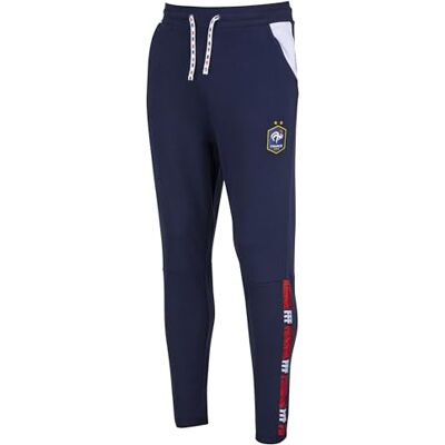 FFF Pantalon Molleton fit Collection Officielle Equipe de France de Football Taille Homme S - Publicité FFF Pantalon Molleton fit Collection Officielle Equipe de France de Football Taille Homme S - Publicité