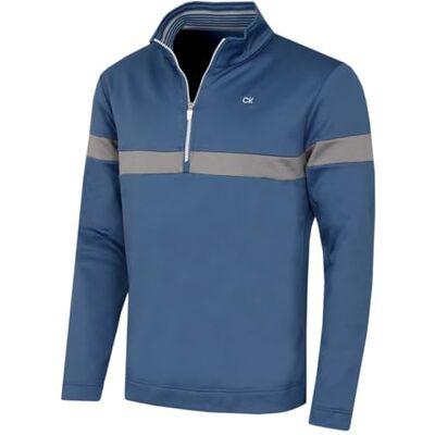 Calvin Klein 2026 Performance Golf Sweater Denim/Bleu Marine L - Publicité Calvin Klein 2026 Performance Golf Sweater Denim/Bleu Marine L - Publicité
