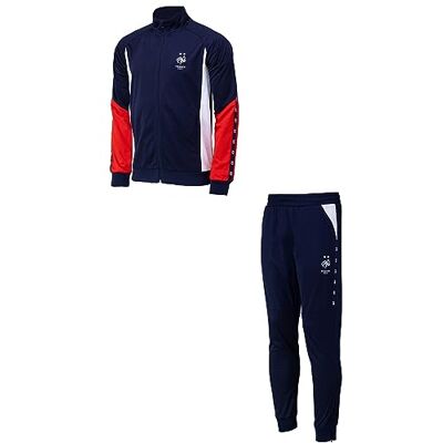 FFF Survêtement fit Fan Collection Officielle Equipe de France de Football Homme Taille S - Publicité FFF Survêtement fit Fan Collection Officielle Equipe de France de Football Homme Taille S - Publicité