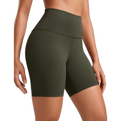 CRZ YOGA Butterluxe Cyclisme Leggings 15cm Olive Verte 46 - Publicité CRZ YOGA Butterluxe Cyclisme Leggings 15cm Olive Verte 46 - Publicité