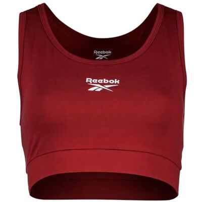 Reebok Piper Scoop Neck Small Logo Bra Top - Publicité Reebok Piper Scoop Neck Small Logo Bra Top - Publicité