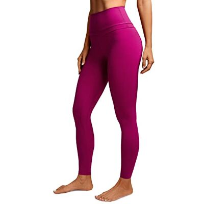 CRZ YOGA Naked Feeling Leggings Poches 64cm Lisse, Compression Modérée, Entraînement, Cordon Intérieur, pour Femmes - Publicité CRZ YOGA Naked Feeling Leggings Poches 64cm Lisse, Compression Modérée, Entraînement, Cordon Intérieur, pour Femmes - Publicité
