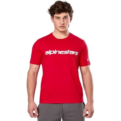Alpinestars Linear Wordmark 2.0 CSF Tee, Vêtements de Sport Moto, Rouge/Blanc, Taille M - Publicité Alpinestars Linear Wordmark 2.0 CSF Tee, Vêtements de Sport Moto, Rouge/Blanc, Taille M - Publicité