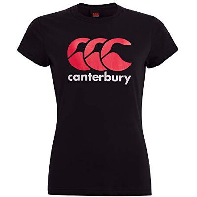 Canterbury Femme Logo T-Shirt, Noir, 42 EU - Publicité Canterbury Femme Logo T-Shirt, Noir, 42 EU - Publicité