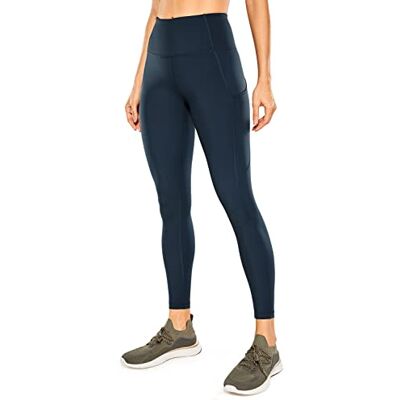 CRZ YOGA Naked Feeling Leggings Poches 64cm True Navy 36 - Publicité CRZ YOGA Naked Feeling Leggings Poches 64cm True Navy 36 - Publicité