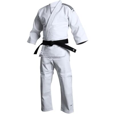 Adidas Kimono de judo Blanc Blanc brillant 200 - Publicité Adidas Kimono de judo Blanc Blanc brillant 200 - Publicité