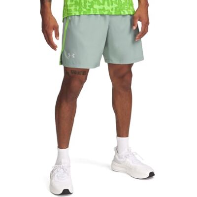 Under Armour - Launch Shorts - Silica Vert - Entrejambe 18 cm - shorts - Publicité Under Armour - Launch Shorts - Silica Vert - Entrejambe 18 cm - shorts - Publicité