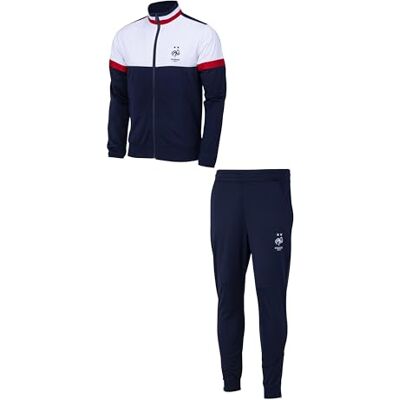 FFF Survêtement fit Collection Officielle Equipe de France de Football Taille Homme XXL - Publicité FFF Survêtement fit Collection Officielle Equipe de France de Football Taille Homme XXL - Publicité