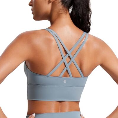 CRZ YOGA Naked Feeling Brassière de Sport Longues Bleu Belge 46 - Publicité CRZ YOGA Naked Feeling Brassière de Sport Longues Bleu Belge 46 - Publicité