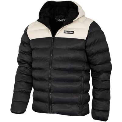 Calvin Klein Mens Veste Jacquard tissée San Gabriel Parchemin noir foncé XL - Publicité Calvin Klein Mens Veste Jacquard tissée San Gabriel Parchemin noir foncé XL - Publicité