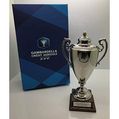 FFF Fédération Française de Football Coupe Gambardella en 3D sur Socle (Version 150mm) - Publicité FFF Fédération Française de Football Coupe Gambardella en 3D sur Socle (Version 150mm) - Publicité
