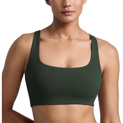 CRZ YOGA Butterlift Brassières de Sport Col Carré Double Doublure, Maintien Léger, Non Rembourré, Yoga, Beurré Mou, Dos Nageur en V, pour Femmes - Publicité CRZ YOGA Butterlift Brassières de Sport Col Carré Double Doublure, Maintien Léger, Non Rembourré, Yoga, Beurré Mou, Dos Nageur en V, pour Femmes - Publicité