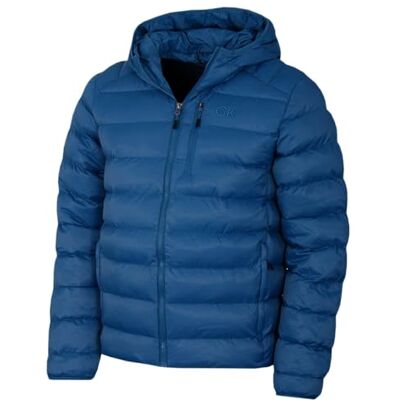 Calvin Klein Mens Veste rembourrée tissée San Gabriel Bleu Dresde XL - Publicité Calvin Klein Mens Veste rembourrée tissée San Gabriel Bleu Dresde XL - Publicité