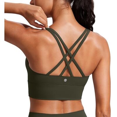 CRZ YOGA Naked Feeling Brassière de Sport Longues Olive Verte 42 - Publicité CRZ YOGA Naked Feeling Brassière de Sport Longues Olive Verte 42 - Publicité