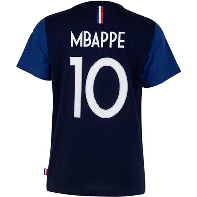 FFF T-Shirt Kylian Mbappé Collection Officielle Equipe de France de Football Taille Enfant garçon 4 Ans - Publicité FFF T-Shirt Kylian Mbappé Collection Officielle Equipe de France de Football Taille Enfant garçon 4 Ans - Publicité