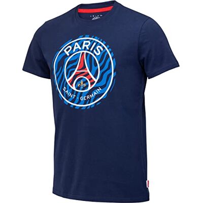 Paris Saint-Germain - PSG Big Logo T-Shirt - Bleu - T-Shirt - Publicité Paris Saint-Germain - PSG Big Logo T-Shirt - Bleu - T-Shirt - Publicité