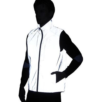 NewL Hommes Femmes 3 m Gilet réfléchissant Veste Casual Hiphop Coupe-vent Nuit Sportive Manteau à Capuche Vêtements Fluorescents, Grau, XL - Publicité NewL Hommes Femmes 3 m Gilet réfléchissant Veste Casual Hiphop Coupe-vent Nuit Sportive Manteau à Capuche Vêtements Fluorescents, Grau, XL - Publicité