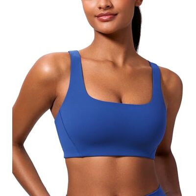 CRZ YOGA Butterlift Brassières de Sport Col Carré Double Doublure, Maintien Léger, Non Rembourré, Yoga, Beurré Mou, Dos Nageur en V, pour Femmes - Publicité CRZ YOGA Butterlift Brassières de Sport Col Carré Double Doublure, Maintien Léger, Non Rembourré, Yoga, Beurré Mou, Dos Nageur en V, pour Femmes - Publicité