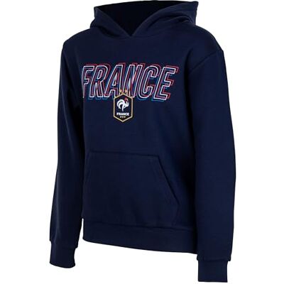 FFF Sweat Capuche Fan Collection Officielle Equipe de France de Football Taille Enfant 12 Ans - Publicité FFF Sweat Capuche Fan Collection Officielle Equipe de France de Football Taille Enfant 12 Ans - Publicité
