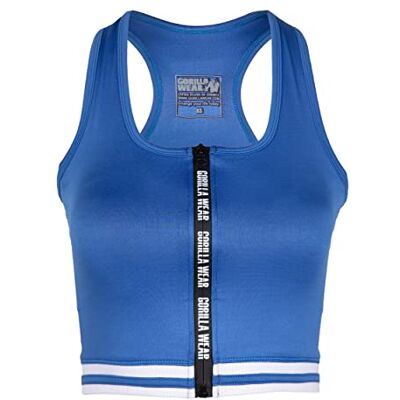 Gorilla Wear Neiro Seamless T-Shirt Haut Crop, Bleu, XS Femme - Publicité Gorilla Wear Neiro Seamless T-Shirt Haut Crop, Bleu, XS Femme - Publicité