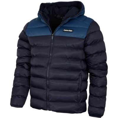 Calvin Klein Mens Veste Jacquard tissée San Gabriel Marine Mer du Nord L - Publicité Calvin Klein Mens Veste Jacquard tissée San Gabriel Marine Mer du Nord L - Publicité