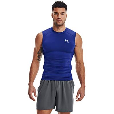 Under Armour - Armour HeatGear Débardeur manches - Homme - Publicité Under Armour - Armour HeatGear Débardeur manches - Homme - Publicité