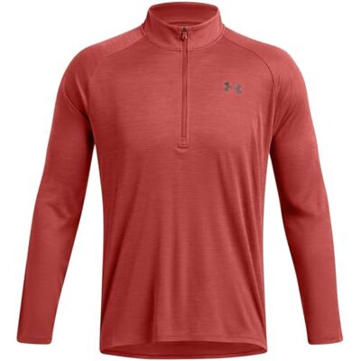 Under Armour - Tech Textured Half Zip Top - Orange - XL - Top - Publicité Under Armour - Tech Textured Half Zip Top - Orange - XL - Top - Publicité