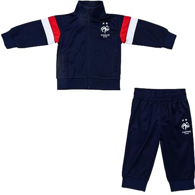 FFF Ensemble bébé Survêtement Veste Pantalon Collection Officielle Equipe de France de Football 12 Mois - Publicité FFF Ensemble bébé Survêtement Veste Pantalon Collection Officielle Equipe de France de Football 12 Mois - Publicité