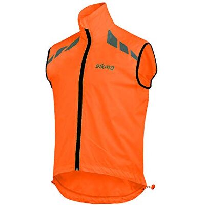 Sikma Gilet de cyclisme léger coupe-vent sans manches gilet réfléchissant course cyclisme jersey haute visibilité printemps vélo gilet vêtements thermique léger Gilet. Publicité Sikma Gilet de cyclisme léger coupe-vent sans manches gilet réfléchissant course cyclisme jersey haute visibilité printemps vélo gilet vêtements thermique léger Gilet. Publicité