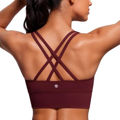 CRZ YOGA Naked Feeling Brassière de Sport Longues Merlot Rouge 40 - Publicité CRZ YOGA Naked Feeling Brassière de Sport Longues Merlot Rouge 40 - Publicité