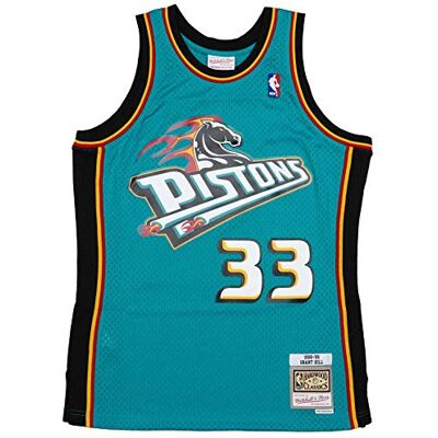 MITCHELL & NESS - NBA Swingman Road Jersey Pistons 98 Grant Hill - Jersey - Publicité MITCHELL & NESS - NBA Swingman Road Jersey Pistons 98 Grant Hill - Jersey - Publicité