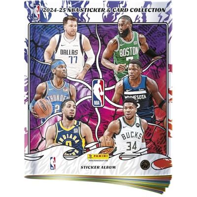 Panini BASKET NBA US 2024-2025 Album + range cartes - Publicité Panini BASKET NBA US 2024-2025 Album + range cartes - Publicité