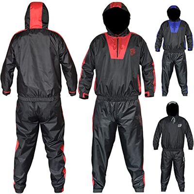 AQF - Heavy Duty Sauna Sweat - Noir/Rouge - 5XL - Survêtement - Publicité AQF - Heavy Duty Sauna Sweat - Noir/Rouge - 5XL - Survêtement - Publicité