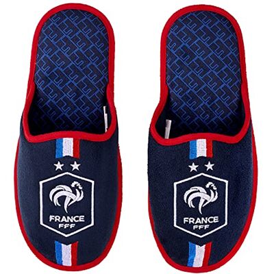Equipe de France de Football WEEPLAY Pantoufles France Fan - Publicité Equipe de France de Football WEEPLAY Pantoufles France Fan - Publicité