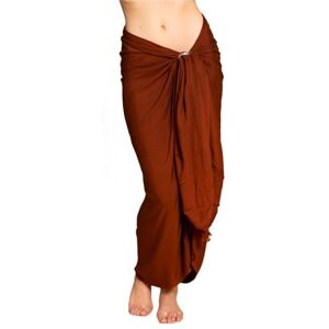 PANASIAM Sarong uni brown, 190x116cm - Publicité PANASIAM Sarong uni brown, 190x116cm - Publicité