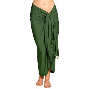 PANASIAM Sarong uni green, 190x116cm - Publicité PANASIAM Sarong uni green, 190x116cm - Publicité