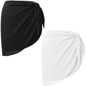 SYEYCW Pareo Femmes Plage Sarong en Mousseline Noir & Blanc pour Maillot de Bain - Publicité SYEYCW Pareo Femmes Plage Sarong en Mousseline Noir & Blanc pour Maillot de Bain - Publicité