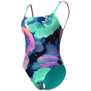 arena Water Prints Maillot de Bain Femme pour la Plage et la Piscine en Tissu Élastique Recyclé à Séchage Rapide, Doublé avec Bonnets Amovibles - Publicité arena Water Prints Maillot de Bain Femme pour la Plage et la Piscine en Tissu Élastique Recyclé à Séchage Rapide, Doublé avec Bonnets Amovibles - Publicité