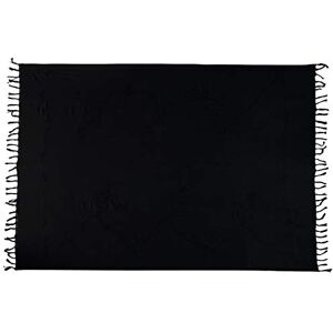 Ciffre Sarong Paréo Jupe portefeuille Linge de plage Lunghi Broderie Foulard Simple Uni Noir - Publicité Ciffre Sarong Paréo Jupe portefeuille Linge de plage Lunghi Broderie Foulard Simple Uni Noir - Publicité