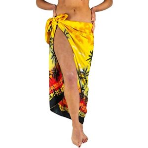 King Kameha Funky Hawaii Sarong Plage Wrap Paréo Femme Casual Bikini Cover Up Robe de Plage Maillot de Bain Imprimé Plage, Sarong Beach Jaune Grand, L - Publicité King Kameha Funky Hawaii Sarong Plage Wrap Paréo Femme Casual Bikini Cover Up Robe de Plage Maillot de Bain Imprimé Plage, Sarong Beach Jaune Grand, L - Publicité